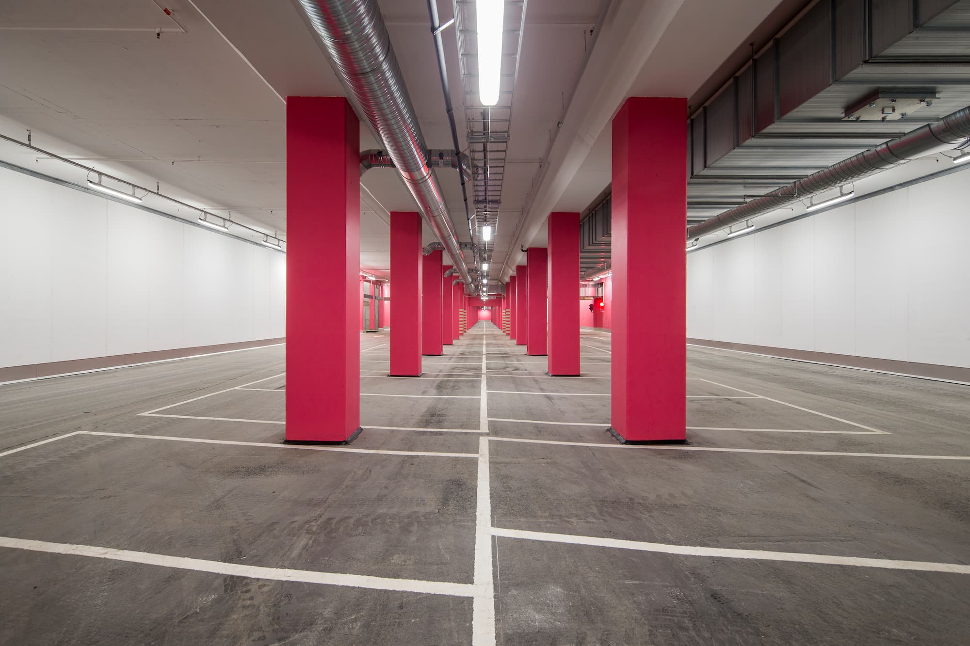Parkera i Bergrumsgaraget, Liljeholmen